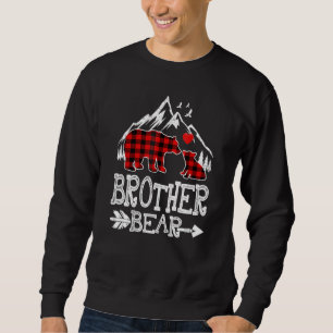 Sweatshirt Pajama de l'ours frère Ours rouge Buffalo plaqué g