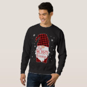 Sweatshirt Pajama de Noël Cadeau de famille Bossy Gnome Buffa (Devant entier)
