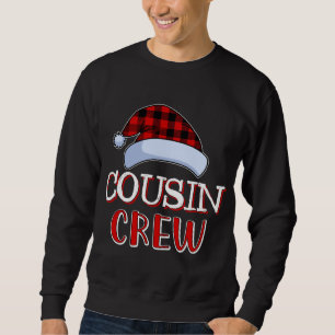 Sweatshirt Pajama de Noël de la famille Père Noël de Cousin C