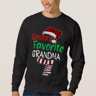 Sweatshirt Pajama de Noël Santa Claus Père Noël Favori Gran