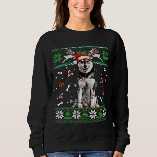 Sweatshirt Pajama sibérien Husky (Devant)