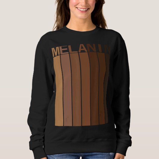 Sweatshirt Pajamas de la Saint Patrick Black Pride Melanin Qu (Devant)