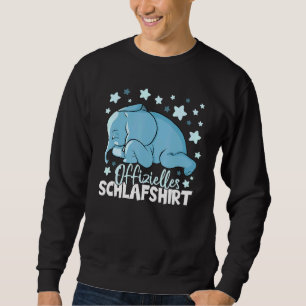 Sweatshirt Pajamas Officiels De Sommeil Pour Les Femmes