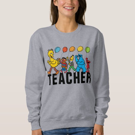 Sweatshirt Pal de rue Sésame | Professeur de ballons de fête (Devant)