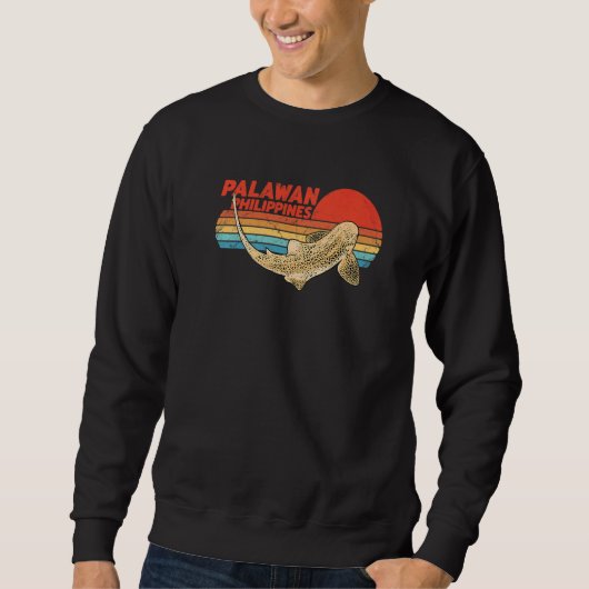 Sweatshirt Palawan Philippines Zebra Shark (Devant)