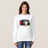 Sweatshirt Palestine - La colombe de la paix (Devant entier)