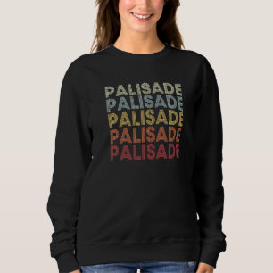 Sweatshirt Palisade Colorado Palisade CO Rétro Texte Vintage