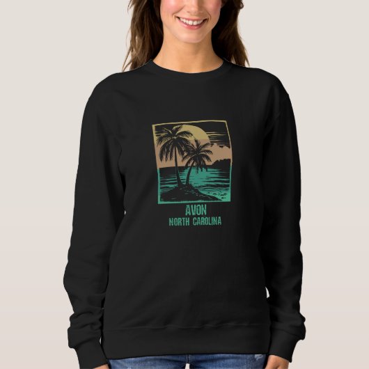 Sweatshirt Palm Tree Beach Avon (Devant)