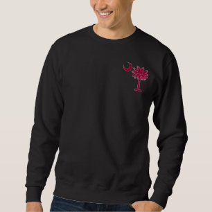 Sweatshirt Palmetto de poche de grenat