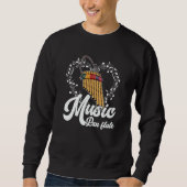 Sweatshirt Pan Flute Musical Instrument  11 (Devant)