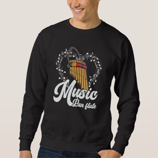 Sweatshirt Pan Flute Musical Instrument  11 (Devant)
