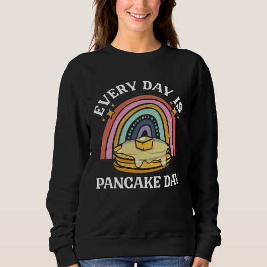 Sweatshirt Pancake Kids Every Day Is Pancake Day (Devant)