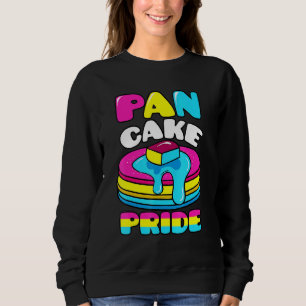 Sweatshirt Pancake Pride Pansexual Rainbow Flag Flapjack Homo