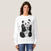 Sweatshirt Panda (Devant entier)