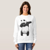 Sweatshirt Panda à Hip hop Dance Dab (Devant entier)
