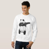 Sweatshirt Panda à Hip hop Dance Dab (Devant entier)