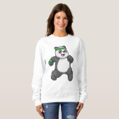 Sweatshirt Panda à Jogging avec bandeau (Devant entier)