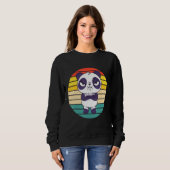 Sweatshirt Panda adoré (Devant entier)