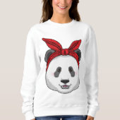 Sweatshirt Panda avec Bandana (Devant)