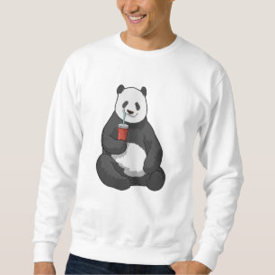 Sweatshirt Panda avec boisson