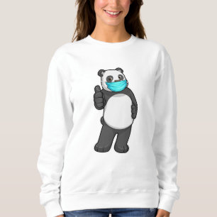 Sweatshirt Panda avec masque visage