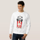 Sweatshirt Panda avec Popcorn (Devant entier)
