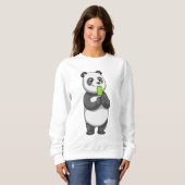 Sweatshirt Panda avec Popsicle (Devant entier)