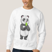 Sweatshirt Panda avec Popsicle (Devant)