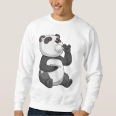 Sweatshirt Panda avec Tea Cup (Devant)