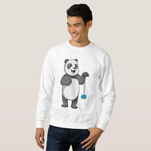 Sweatshirt Panda avec Yo-yo (Devant entier)