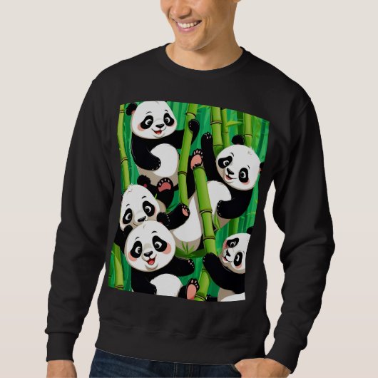 Sweatshirt Panda Bambou (Devant)