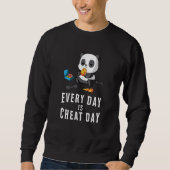 Sweatshirt Panda Bear Pandas Cute Animal Paw Funny Venin Idea (Devant)