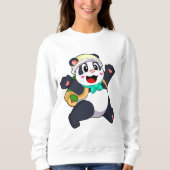Sweatshirt Panda comme étudiant (Devant)
