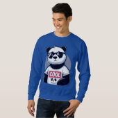 Sweatshirt panda cool (Devant entier)