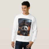 Sweatshirt Panda d'Halloween (Devant entier)
