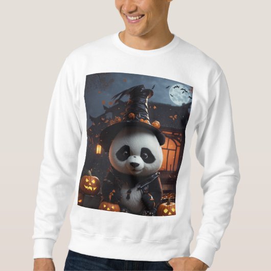 Sweatshirt Panda d'Halloween (Devant)