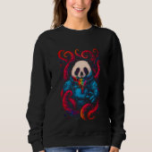Sweatshirt Panda Kraken Cosmique (Devant)