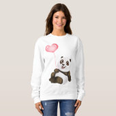 Sweatshirt Panda Love (Devant entier)