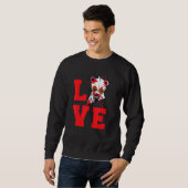 Sweatshirt Panda Love Cute Pandas Animal  Bamboo (Devant entier)