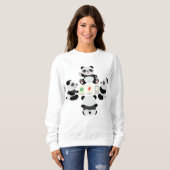 Sweatshirt Panda Mahjong (Devant entier)