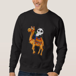 Sweatshirt Panda Mignonne Monter Un Camel Hump Day Wildlife W