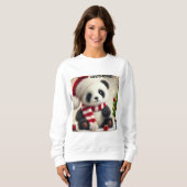 Sweatshirt Panda Noël (Devant entier)