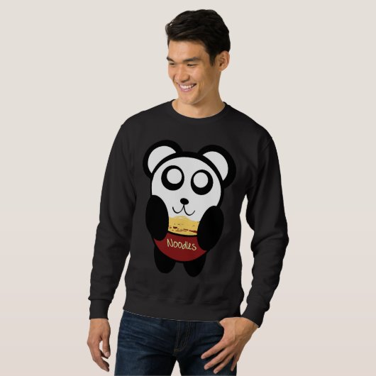 Sweatshirt Panda Noodle Poodle (Devant entier)