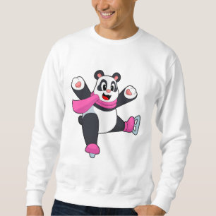 Sweatshirt Panda Patinage sur glace Patins sur glace