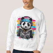 Sweatshirt Panda Rapper (Devant)