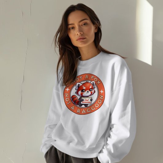 Sweatshirt Panda Rouge Juste génial