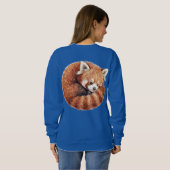 Sweatshirt Panda roux impertinent (Dos entier)