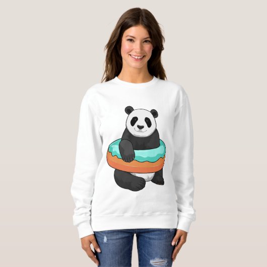 Sweatshirt Panda with Donut (Devant entier)