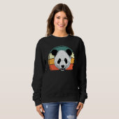 Sweatshirt Panda  Zookeeper Zookeeping Retro Panda  1 (Devant entier)