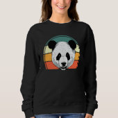 Sweatshirt Panda  Zookeeper Zookeeping Retro Panda  1 (Devant)